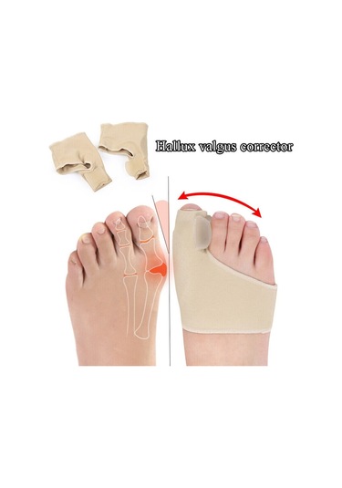 Sones Lycra Ter Emici Aşınmaya Karşı Büyük Ayak Başparmağı Kemik Halluks Valgus Düzeltici M