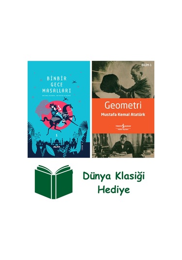 Binbir Gece Masalları 1 Ciltli + Geometri + Dünya Klasiği Hediye