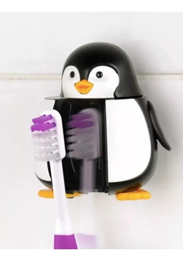 Flipper Diş Fırçası Tutacağı Penguen + Diş Fırçası 169624483 Beyaz