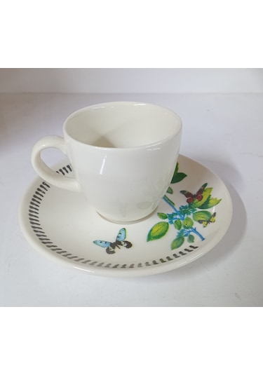 Konak Züccaciye Areste Kahve Fincan Tak. 6 Lı Dijital Çok Renkli