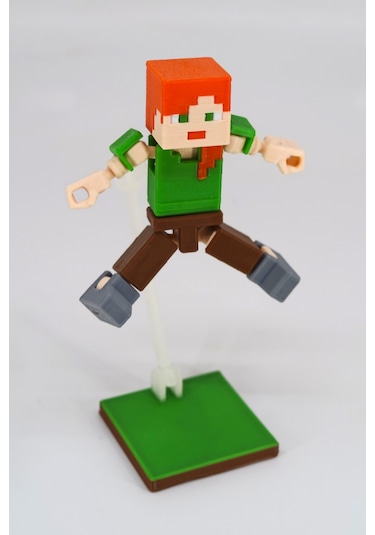 Minecraft Alex - Oynar Eklemli Oyuncak Figür