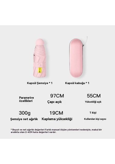 Mengtuo Bayan 8 Kemik Mini Yağmur İki Kullanımı Vinil Cep Kapsül Şemsiye Koyu Mavi Koyu Mavi