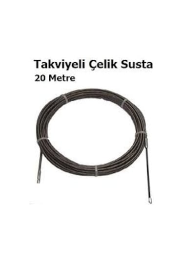 20 M Çelik Kılavuz 20 M Çelik Halat Takviyeli Susta