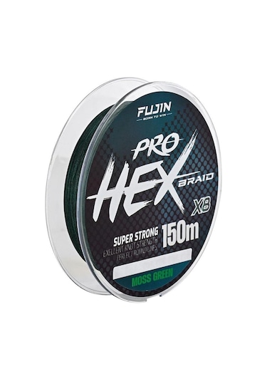 Fujin Pro Hex 8x 150mt Moss Green İp Misina 0,11 Mm