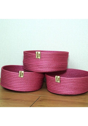 Zengin Design Home Ekmek Sepeti Pembe