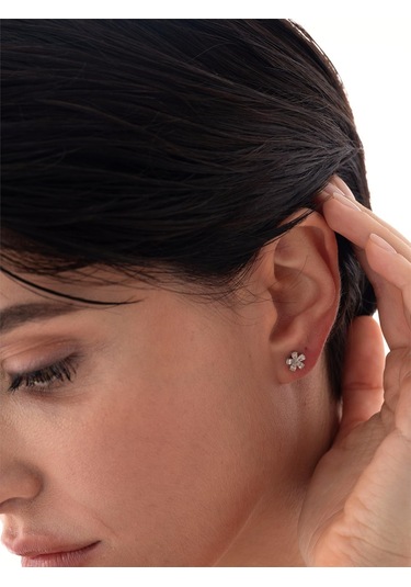 Nochediamond 0,59 Karat Çiçek Küpe-550
