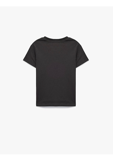 Koton Baskılı Antrasit Erkek Çocuk T-shirt 6skb10085tk Antrasit
