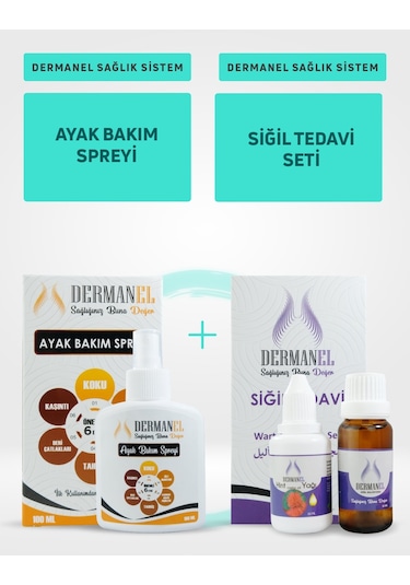 Dermanel Ayak Bakım Spreyi 100 ML + Dermanel Siğil Seti 45 ML
