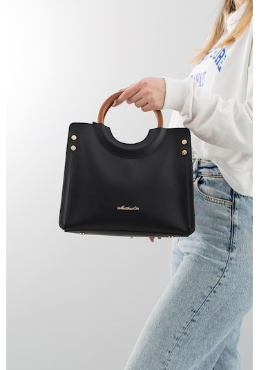 Matthew Cox Siyah Kadın El Çantası T765 001