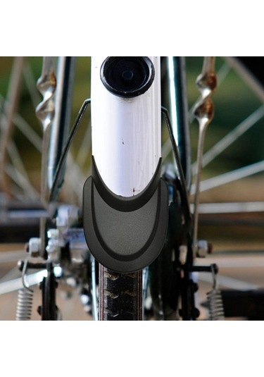 Trendooze Balık Siyah Dayanıklı Çamurluk - Bisiklet Koruması Siyah