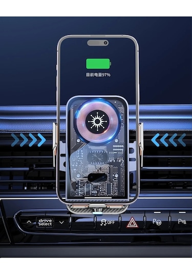5 Watt Wireless Şarj Magesafeli Sensörlü Açılır Kanatlar Titanyum
