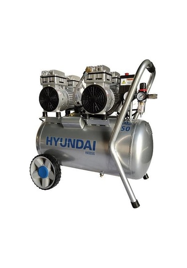 Hyundai HM2050S 50 LT Sessiz Yağsız Hava Kompresörü Gri