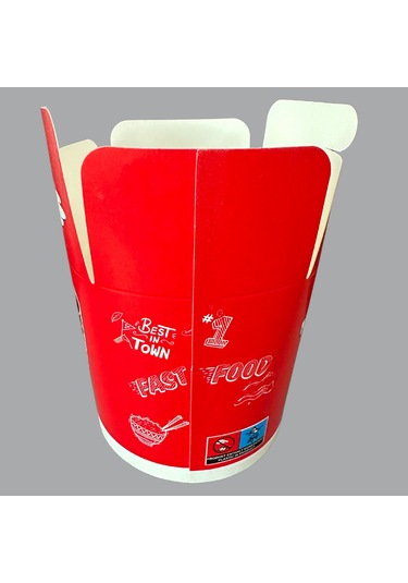 Fb Cup Döner Box Renk-kırmızı 26 Oz 500 Adet
