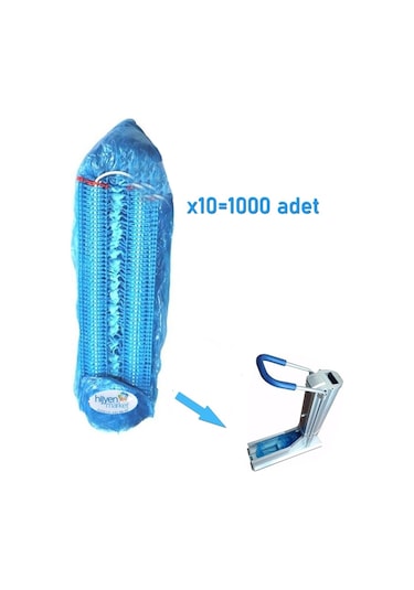 Kollu L Galoş Makinesi 1000 Adet Galoşu Topuktan Çekmeli 900405