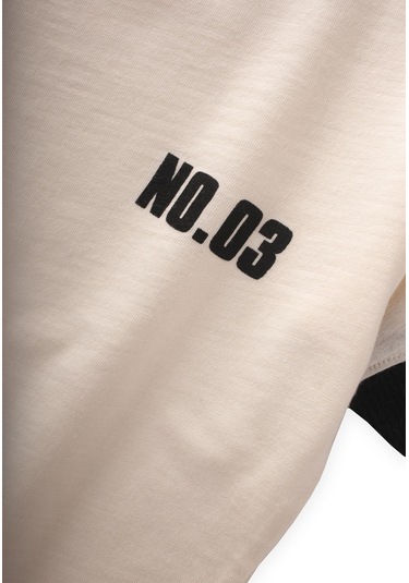 No 03 Baskılı Kaprili Takım 2-10 Yaş Ekru Ekru