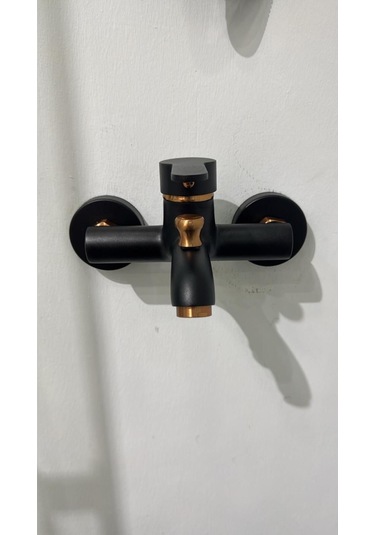 Armour Armatür Banyo Bataryası Siyah Rose Siyah