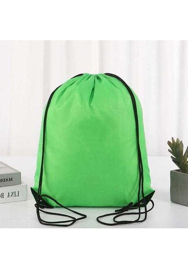 Ulzyvf Su Kalıcı Poliester Çekmeli Çanta - Dayanıklı, Pratik, Kişiselleştirilebilir Yeşil Renk Yeşil