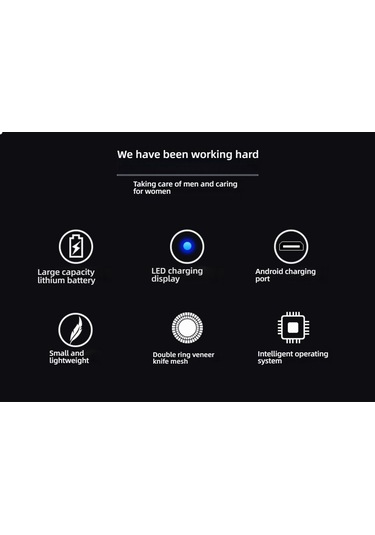 Taşınabilir Mini Elektrikli Tıraş Makinesi, Şarjlı Mavi