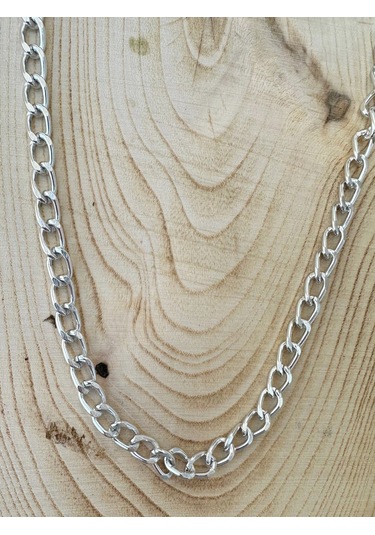 Gümüş Rengi Hip Hop Zincir Kolye Unisex Zincir Kolye Pytkzckly26 Gümüş