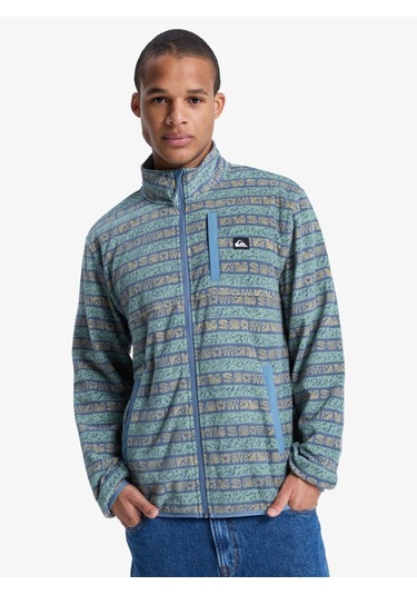 Quıksılver No Destınatıon Fz Granite Green - Pattern 1 Erkek Polar Ceket Eqypf03071-ggv6 Mavi