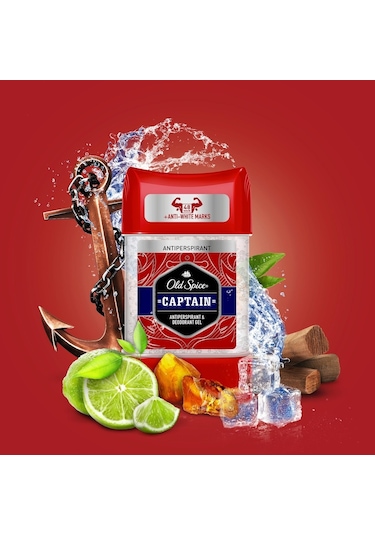Old Spice Captain Anti-Perspirant Erkek Jel Deodorant 70 ML x 2