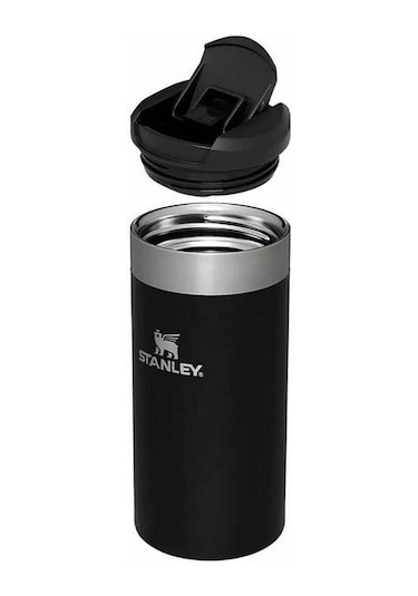 Stanley 10-10788-067 The Aerolight Transit 0,35 Litre Çelik Termos Bardak - Siyah Siyah