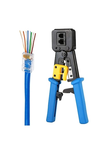 Ez Rj45 Rj11 Rj12 Cat5 Cat6 Yeni Nesil Konnektör Pensesi
