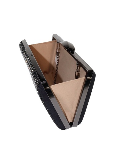 Cam Taşlı Siyah Abiye Çanta. Siyah Abiye Çanta. Kadın Taşlı Siyah Abiye Çanta. Gece Çantası. Siyah