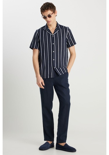 Wrangler Keten Chino Pantolon Lacivert Erkek Pantolon 000000000102265391 Lacivert