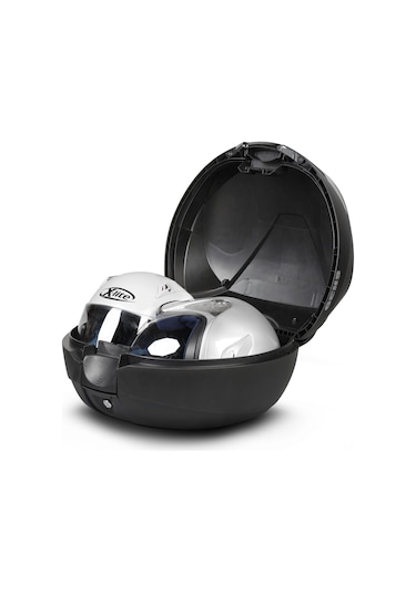 Motosiklet Arka Çanta 39 Litre Karbon Yüksel Kalite Motor Çantası Topcase Sh39 Siyah