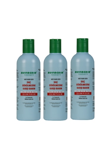 Novocrin Placenta Saç Dökülmesine Karşı Bakım Şampuanı 3 x 300 ML