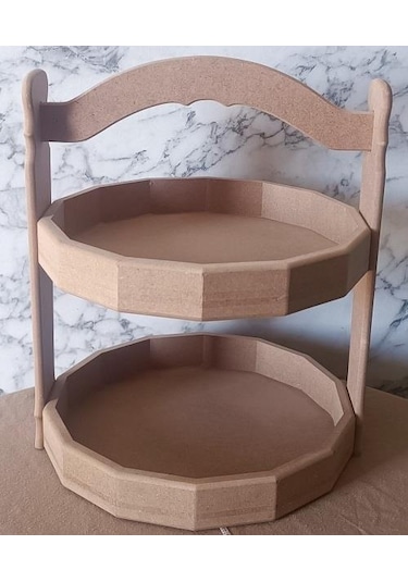 Hobi Adn Dekoratif Meyve Sepeti Ahşap Mdf Ham Cnc Kesim El Yapım