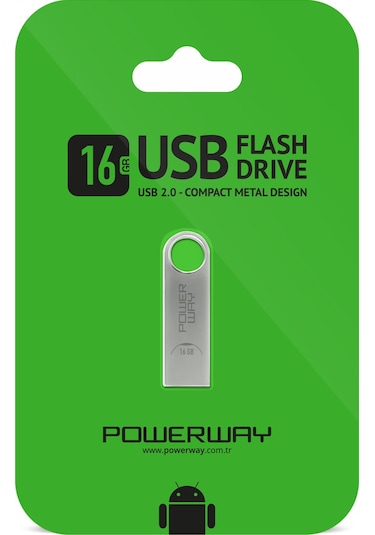 Powerway PW-16GB 16 GB USB 2.0 Mini Flash Bellek
