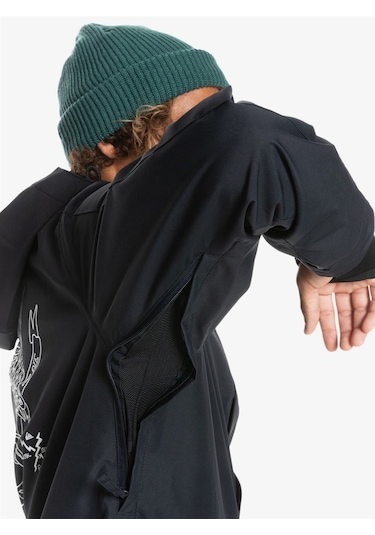 Quiksilver İn The Hood Jk Erkek Mont - KVJ0 Siyah