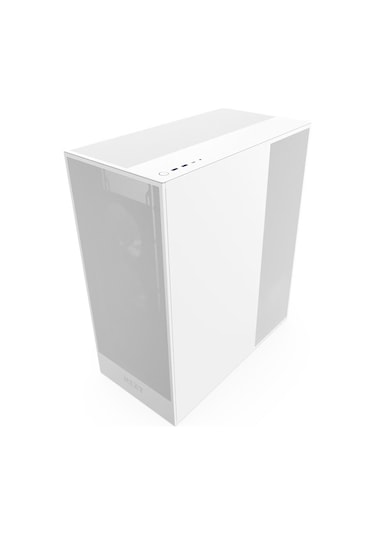 Nzxt H7 Flow 2024 CM-H72FW-01 Temperli Cam USB 3.2 ATX Mid Tower Kasa Beyaz