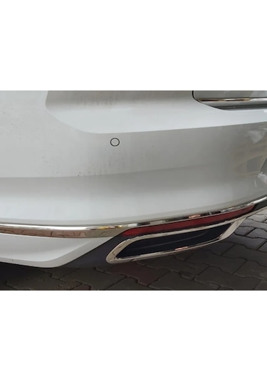 Vw Passat B8.5 Krom Difüzör Egzoz Çerçeve 2 Prç P.çelik 2019 Üstü