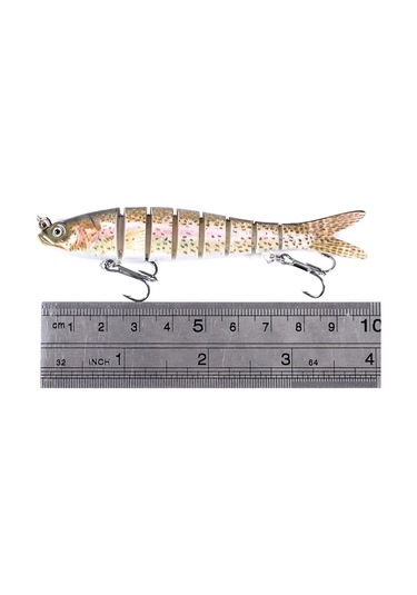 Fochsia 10lu Paket Suya Dalan Sallanan Yem 8 Eklemli 3 94 İnç 11 4g Alabalık Levrek İçin Av Malzemesi Sku 20241010