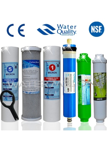 Açık Kasa Su Arıtma Cihazı Filtre 6 Aşamalı Filtre Seti (Nsf Onay 533928743