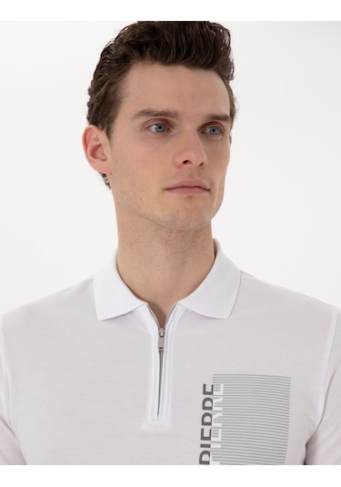 Pierre Cardin Erkek Beyaz Tişört 50307929-vr013 Beyaz