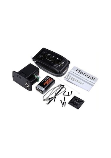 Joyo Eqmp3v2 Preamp Tuner Eq Saz için Eşikaltı Manyetik