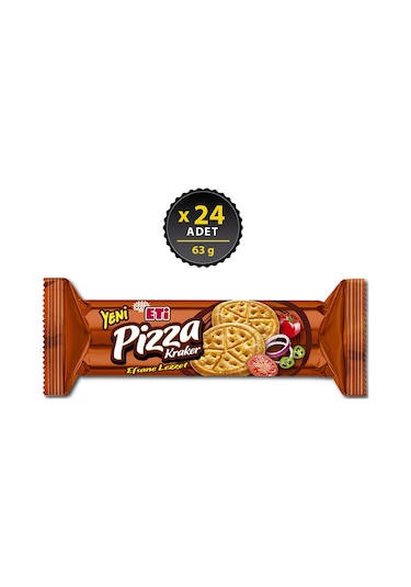 Eti Pizza Kraker Efsane Lezzet 24 x 63 G