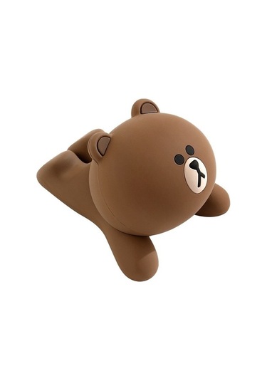 Muduan Karikatür Sevimli Araba Tutucu Başucu Ofis Masaüstü Cep Telefonu Tutucusu Sarı Yok Dikiz Aynası Pav9w2