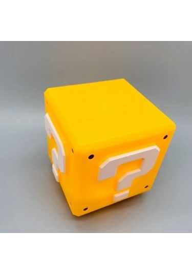 Fastbuy Lucky Power Mario Led Gece Lambası, Çok Renkli Sesli, Obtbg8, Renk Değişim Çok Renkli