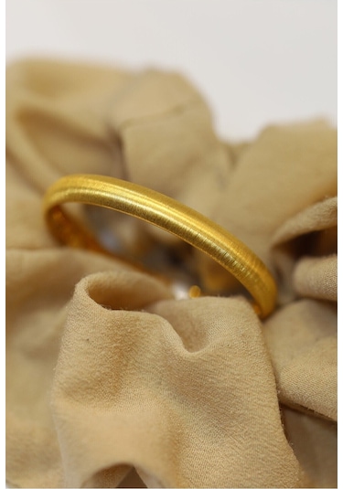 Yenigün Kuyumculuk 14 Ayar Altın Mat Simli 2.6 Gr 0-1 Yaş Çocuk Altın Bilezik