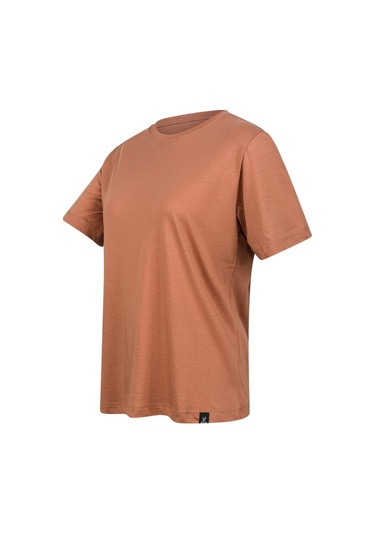 2as Alexa Kadın Bisiklet Yaka T-shırt Kahve