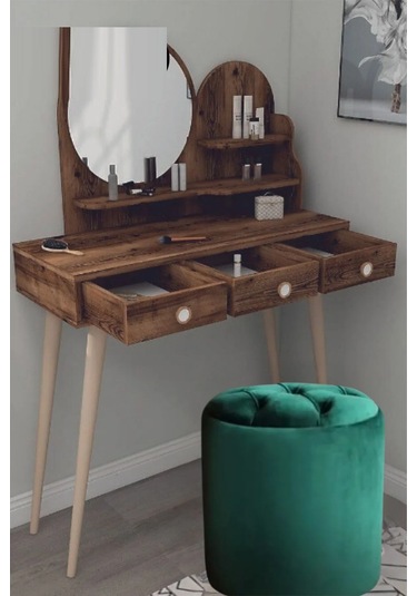 Most Hallow Kapitoneli Sandıklı Puf 15 Yeşil Kadife Kumaş Eviniz