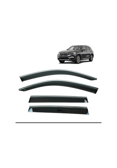 Sunplex Kromlu Cam Rüzgarlığı Bmw X3 2019-2023 İle Uyumlu