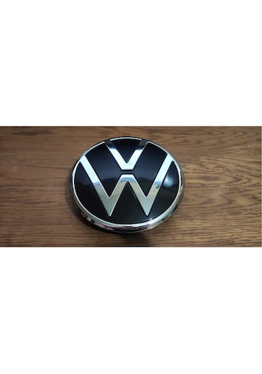 Vw Taigo 2021-2024 Ön Panjur Arması Klipsli Piano Black Logo 5h0 853 601 D