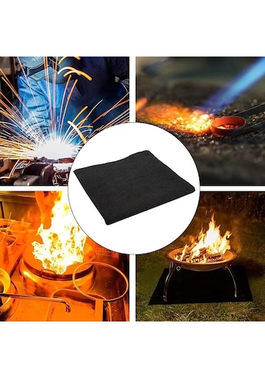 Homyl Kaynak Battaniyesi Yangına Dayanıklı Mat Yalıtım 50x50cm-kalınlık-3mm