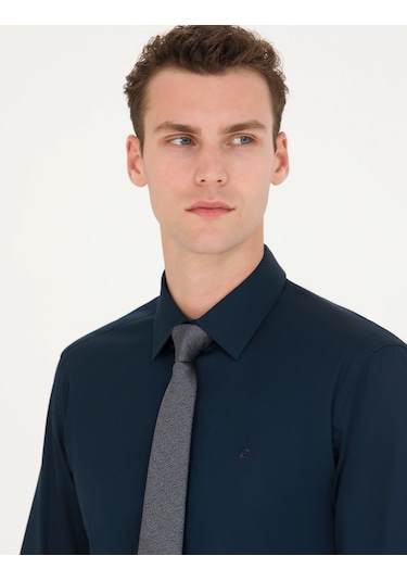 Pierre Cardin Erkek Lacivert Basic Gömlek 50277147-vr033 Lacivert